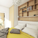 navrh interieru spalne namiesto kuchyne od kivvi architects