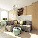 navrh obyvacky s kuchynou od kivvi architects