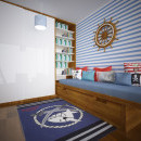 interier detskej izby pre malych namornikov kivvi architects