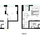 podorys interieru panorama city