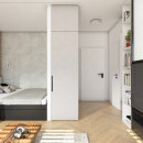 navrh interieru 1-izbovy byt