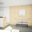 navrh interieru recepcia