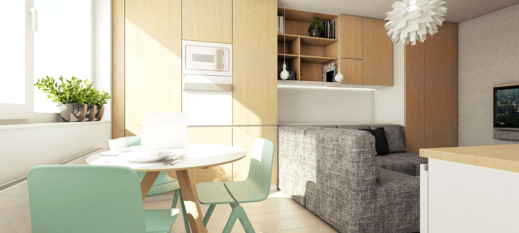 Premena malého bytu. Z kuchyne je spálňa - Projekty