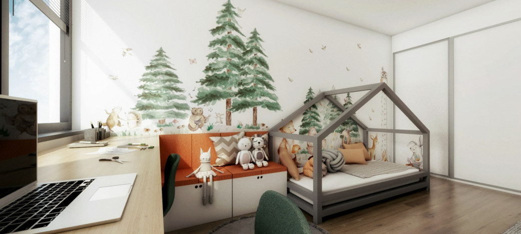 Detská izba s lesným motívom, Bratislava - Projekty