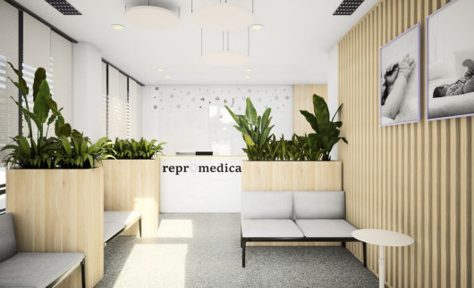 Interiér recepcie, Horský Park, Bratislava